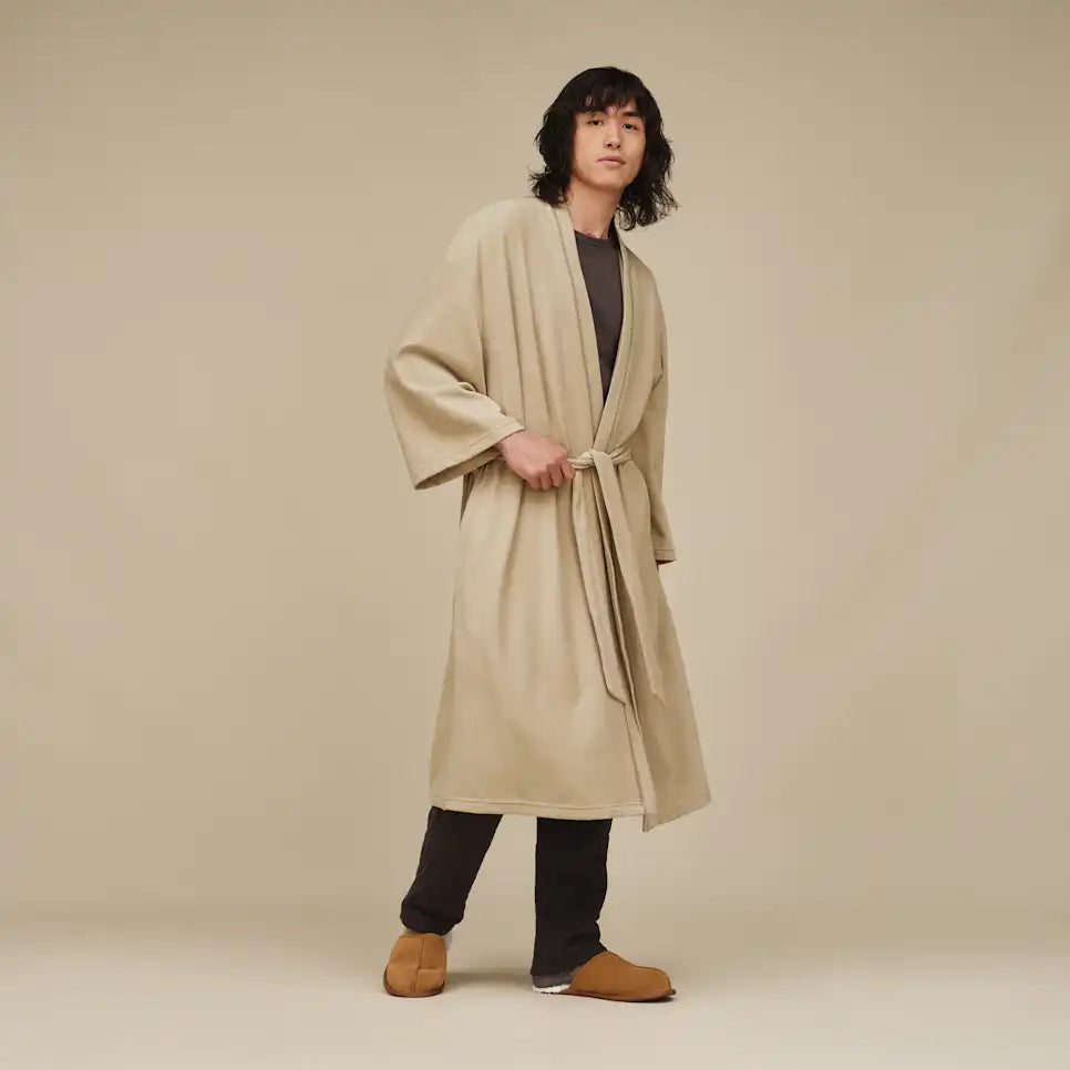 UGG Men's Theron Robe in Cobble Grey