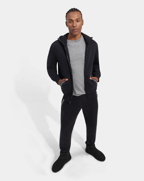 Tasman Full Zip Hoodie in Black 1152290