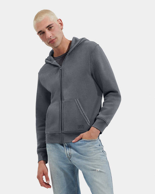 Tasman Full Zip Hoodie in Storm Seas 1152290