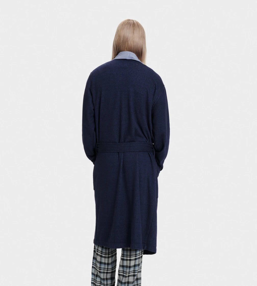 UGG Men's Robinson Lounge Robe Navy Heather #1096932