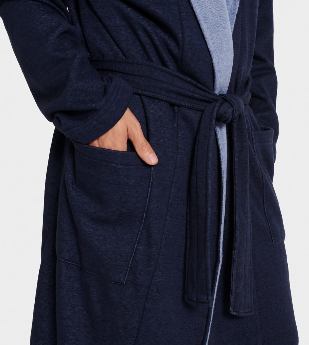 UGG Men's Robinson Lounge Robe Navy Heather #1096932