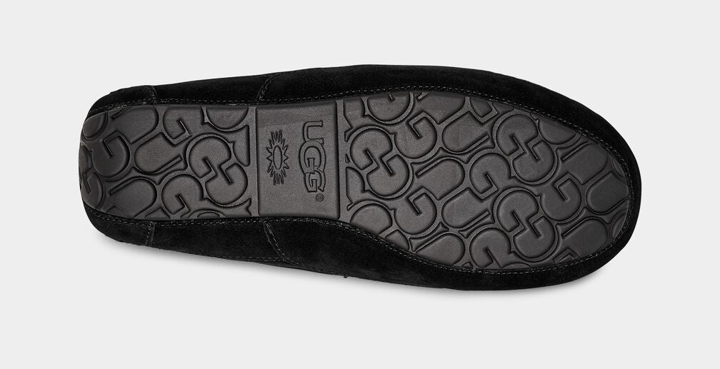 UGG Men's Ascot Suede Black Slipper style #1101110