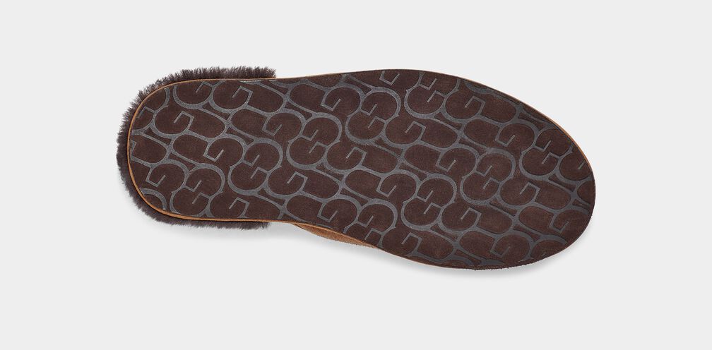 UGG Scuff Logo Men's Slippers In Chestnut / Espresso 1101324