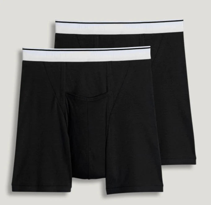 Jockey Men's 2pk Black Pouch Boxer Briefs style #1146