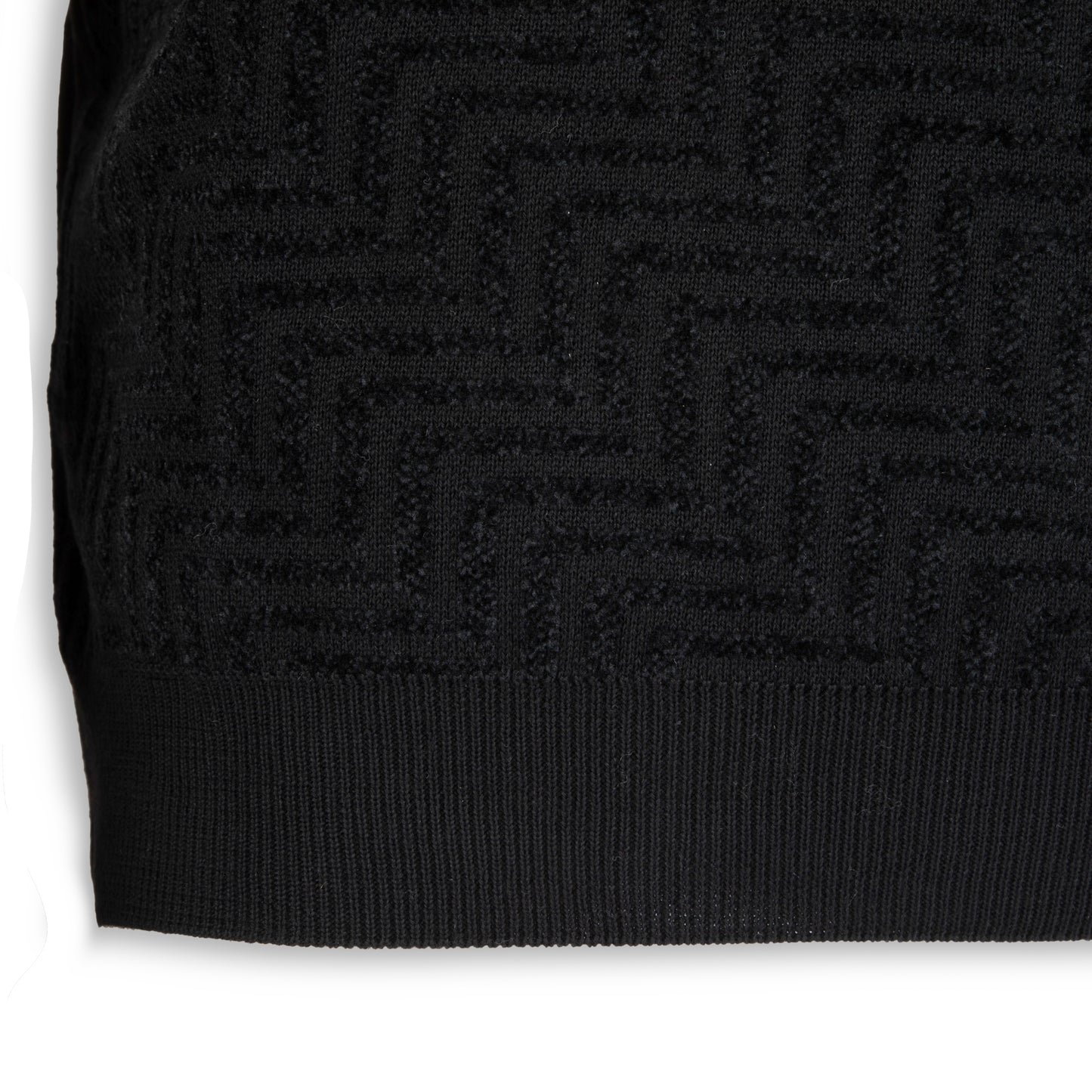 SANDORY Men's Merino Wool chenille Zig Zag Design Crew Neck Sweater
