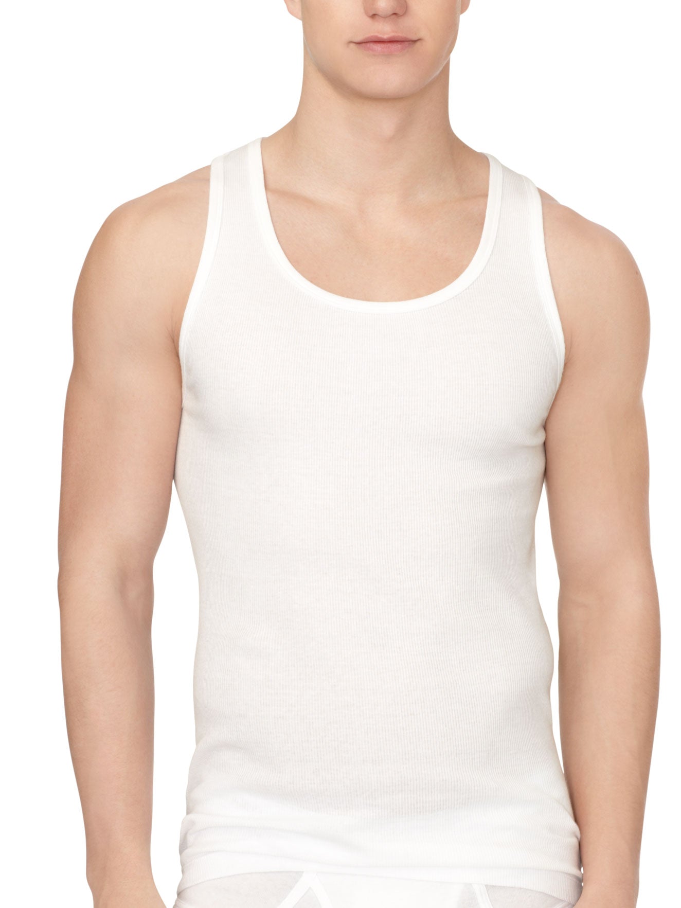 Calvin Klein Men's 3pk Sleeveless Tank Undershirt Style NB4010