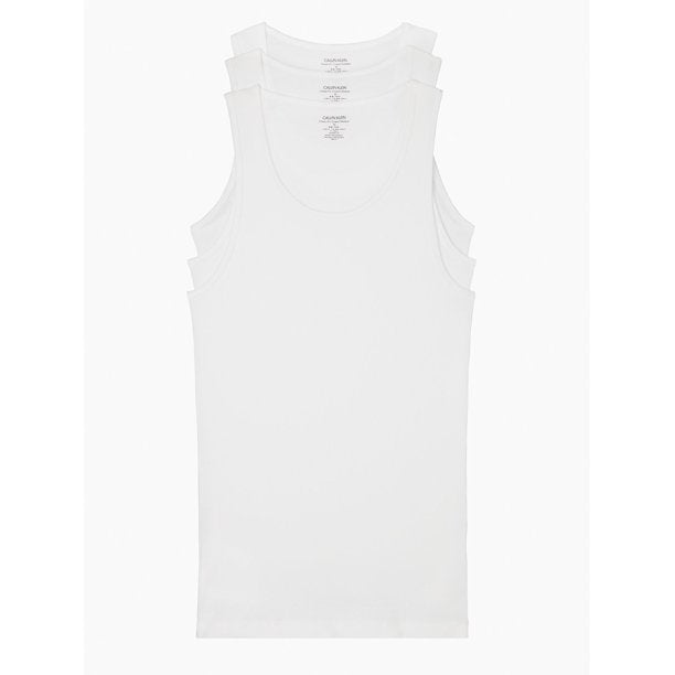 Calvin Klein Men's 3pk Sleeveless Tank Undershirt Style NB4010