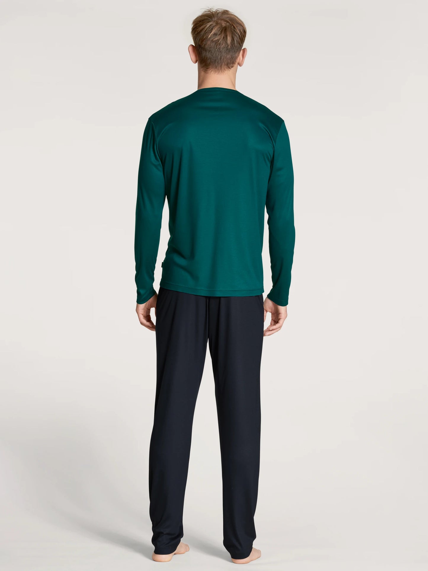 CALIDA Men's Tencel & Silk 3 Button Pajamas Set 40189