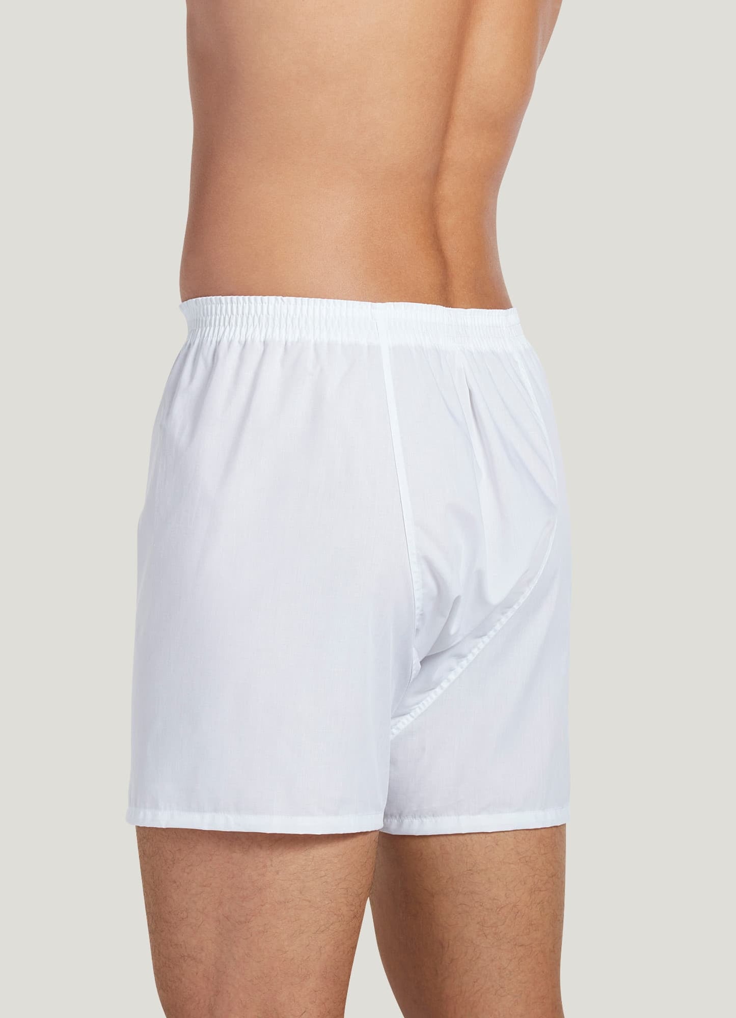 Jockey Men's White Full Cut Woven Boxers 3pk style #9900