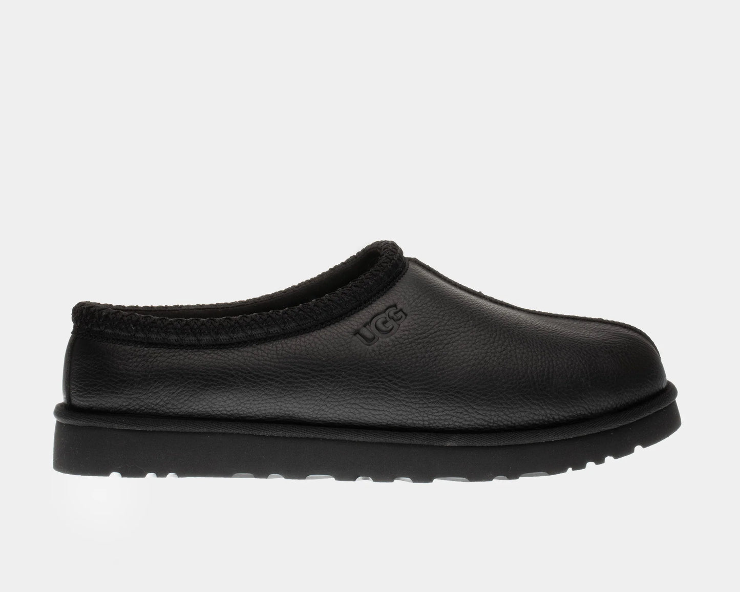 UGG Men's Tasman Black Leather slippers #1140930