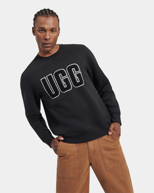 UGG fluff Becker Logo Crewneck sweatshirt style 1144325