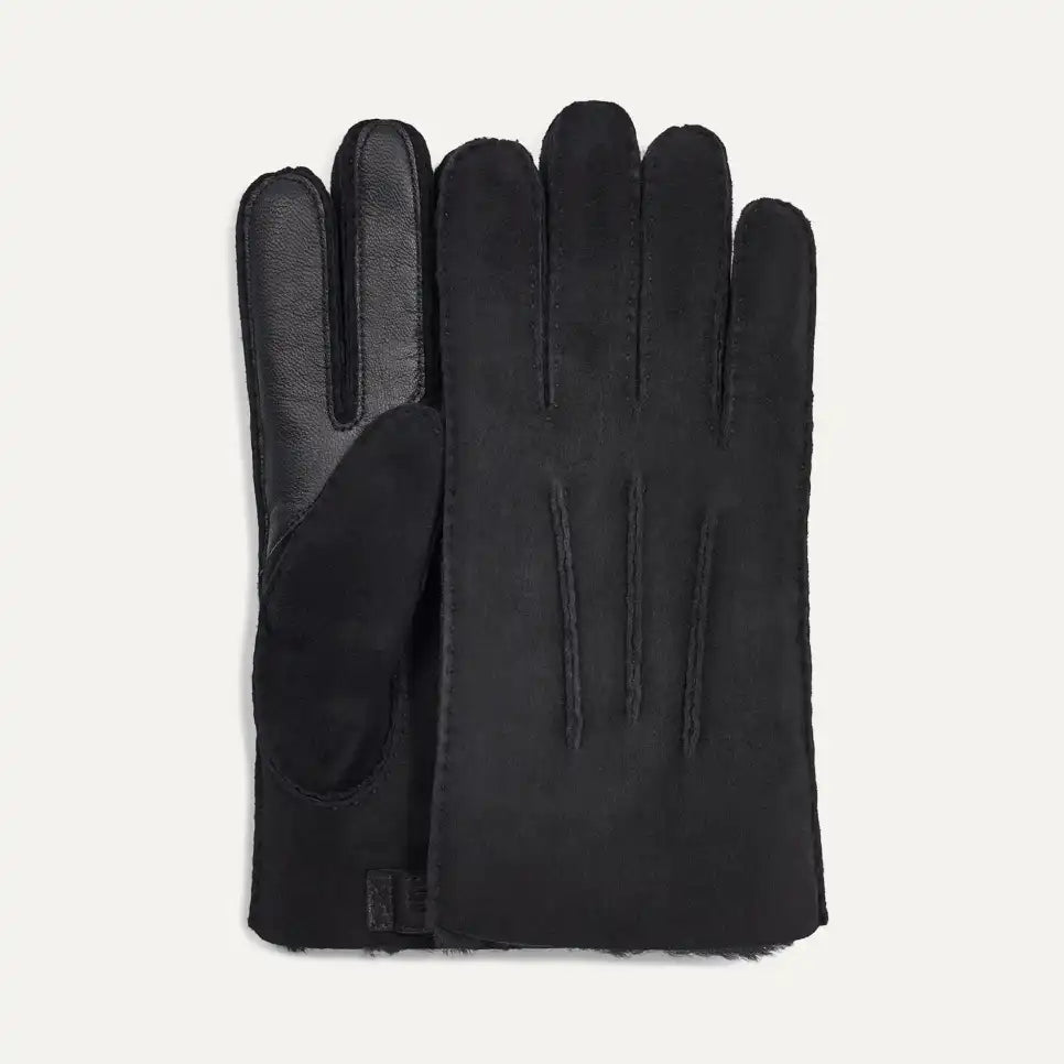 UGG Men's Contrast Sheepskin Tech Glove in Black