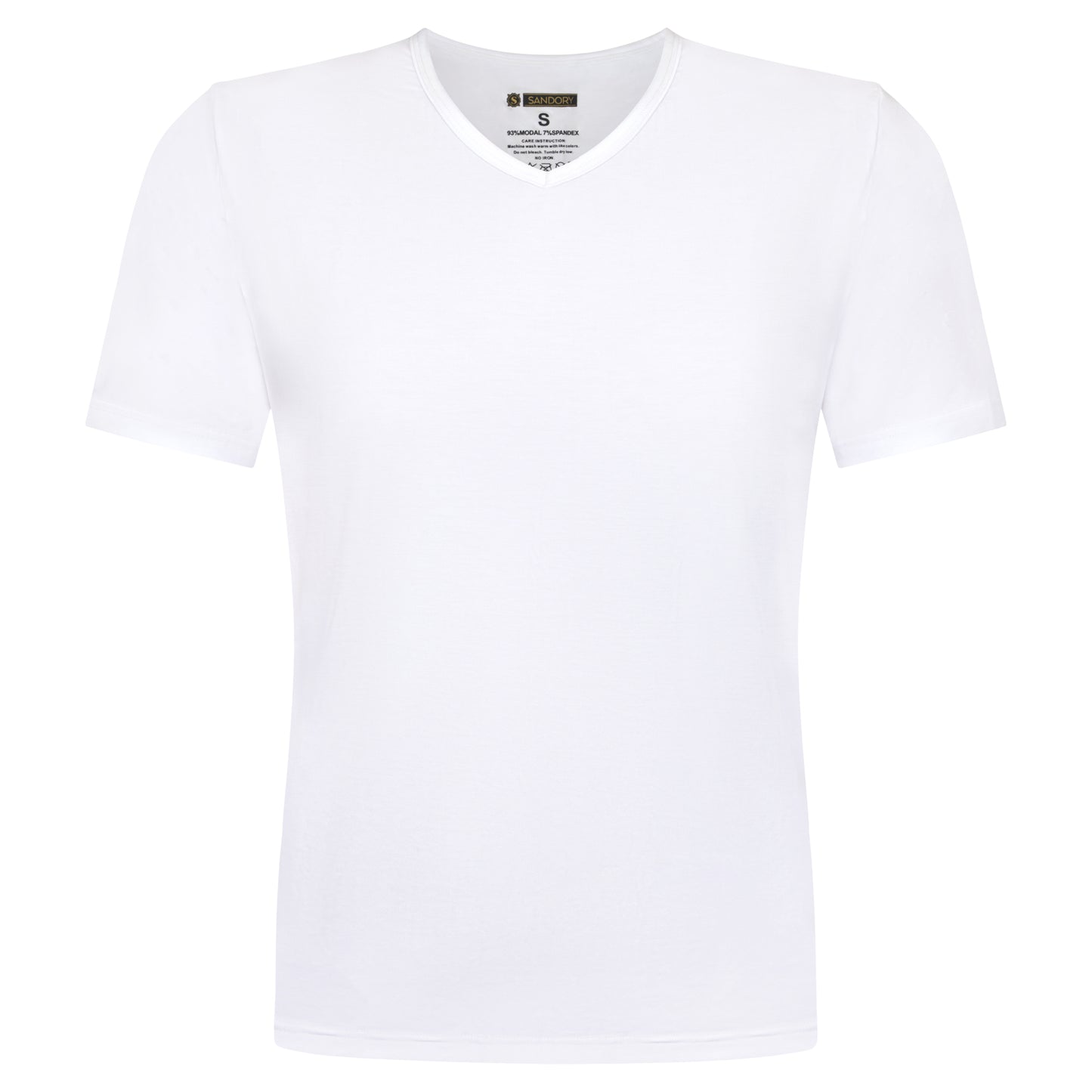 SANDORY MENS & BOYS V-NECK MODAL UNDERSHIRT 2PK