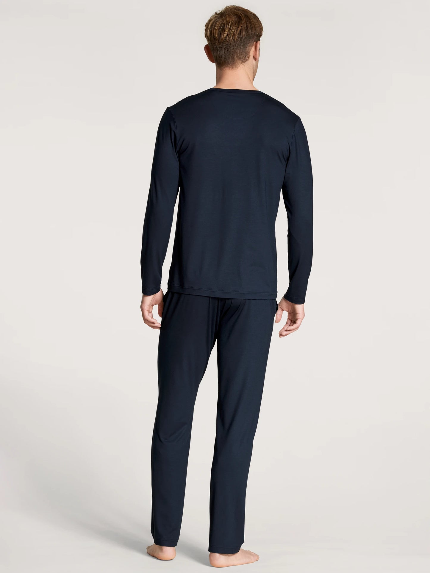 CALIDA Men's 3 Button Seaweed Micro Tencel Pajamas Set 43289 – The
