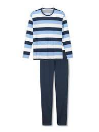 Copy of CALIDA Men's Crew Neck Cotton Knit Pajamas Set 43284